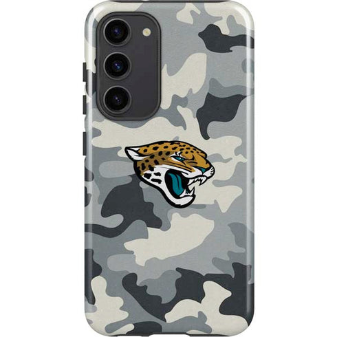 NFL Jacksonville Jaguars Camo Galaxy S23 Plus Pro Case