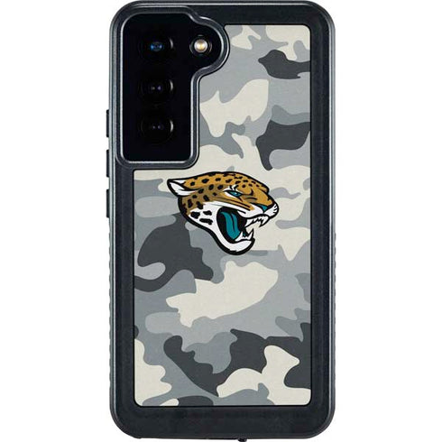 NFL Jacksonville Jaguars Camo Galaxy S23 Waterproof Case