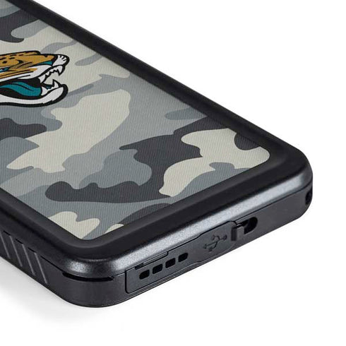 NFL Jacksonville Jaguars Camo Galaxy S23 Waterproof Case