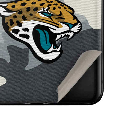 NFL Jacksonville Jaguars Camo Galaxy Z Flip Skin
