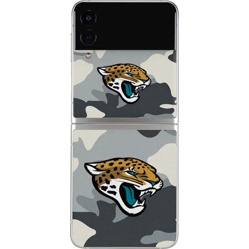 NFL Jacksonville Jaguars Camo Galaxy Z Flip3 5G Skin