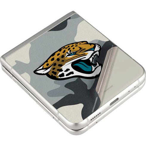 NFL Jacksonville Jaguars Camo Galaxy Z Flip3 5G Skin