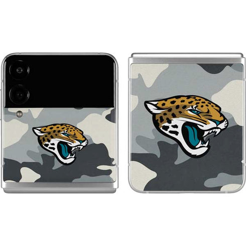 NFL Jacksonville Jaguars Camo Galaxy Z Flip4 5G Skin
