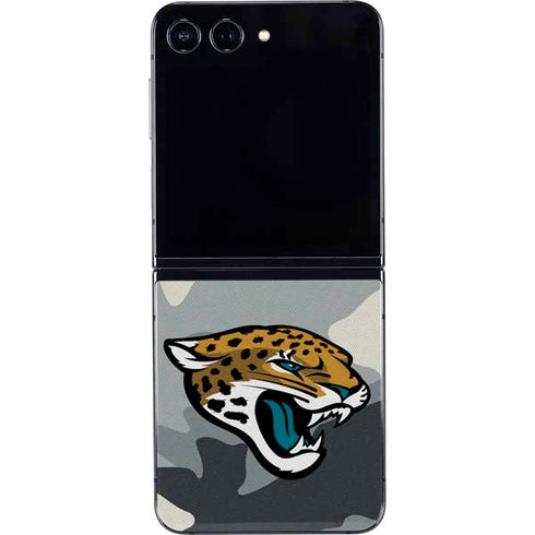 NFL Jacksonville Jaguars Camo Galaxy Z Flip5 5G Skin