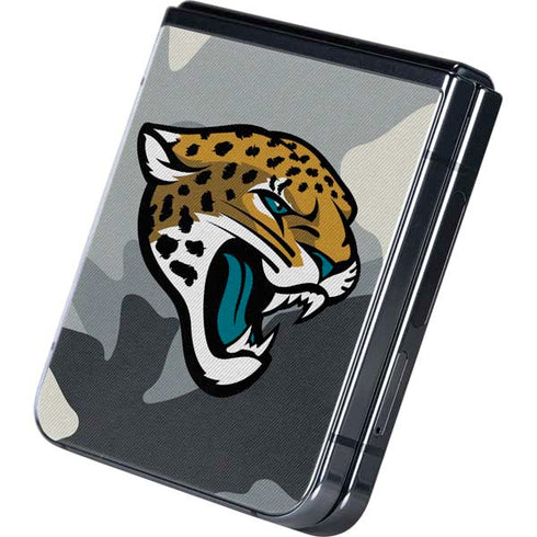 NFL Jacksonville Jaguars Camo Galaxy Z Flip5 5G Skin