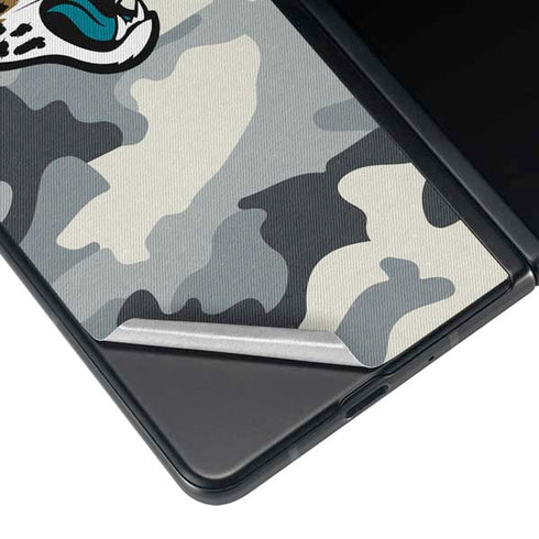 NFL Jacksonville Jaguars Camo Galaxy Z Fold3 5G Skin