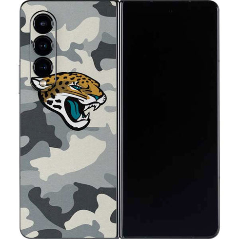 NFL Jacksonville Jaguars Camo Galaxy Z Fold4 5G Skin