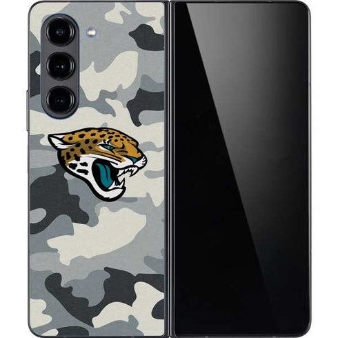 NFL Jacksonville Jaguars Camo Galaxy Z Fold5 5G Skin
