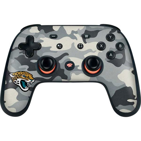 NFL Jacksonville Jaguars Camo Google Stadia Controller Skin