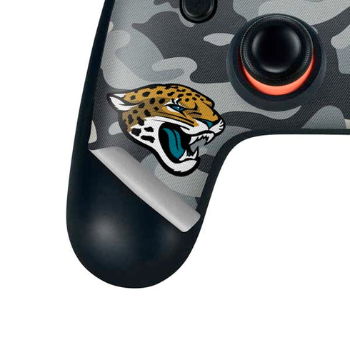 NFL Jacksonville Jaguars Camo Google Stadia Controller Skin