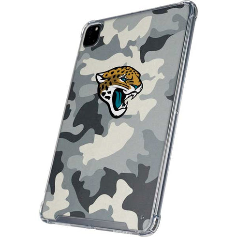 NFL Jacksonville Jaguars Camo iPad Pro 12.9in (2020) Clear Case