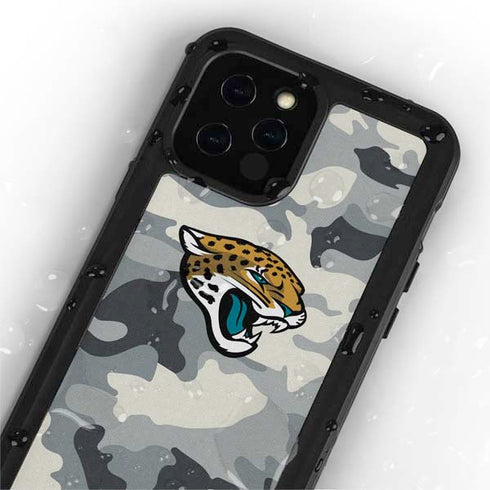 NFL Jacksonville Jaguars Camo iPhone 12 Pro Waterproof Case