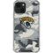 NFL Jacksonville Jaguars Camo iPhone 13 Clear Case