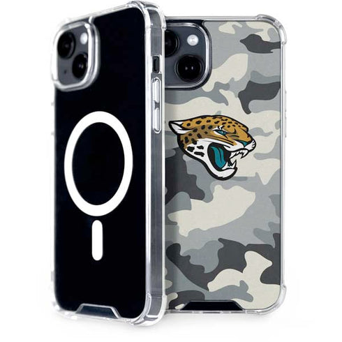 NFL Jacksonville Jaguars Camo iPhone 13 MagSafe Case