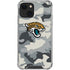 NFL Jacksonville Jaguars Camo iPhone 13 Mini Clear Case