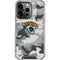 NFL Jacksonville Jaguars Camo iPhone 13 Pro Clear Case