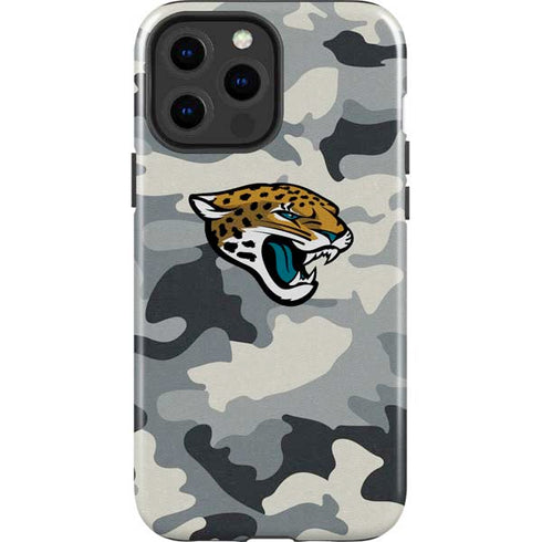 NFL Jacksonville Jaguars Camo iPhone 13 Pro Max Impact Case