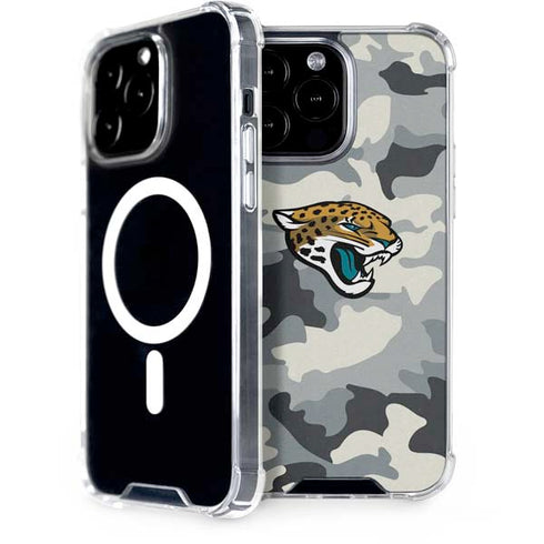 NFL Jacksonville Jaguars Camo iPhone 13 Pro Max MagSafe Case