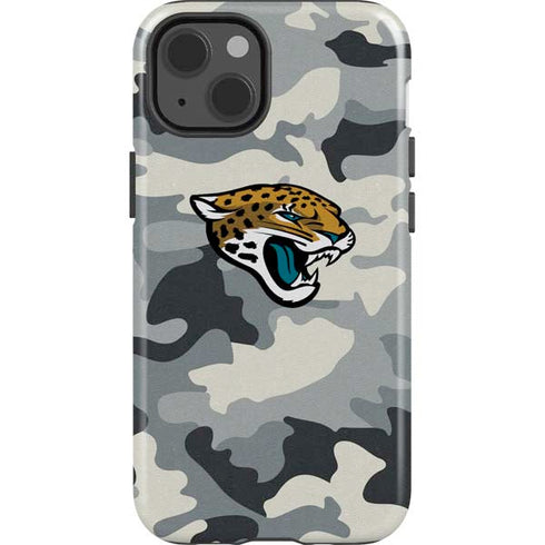 NFL Jacksonville Jaguars Camo iPhone 15 Impact Case