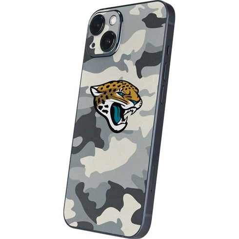 NFL Jacksonville Jaguars Camo iPhone 14 Plus Skin