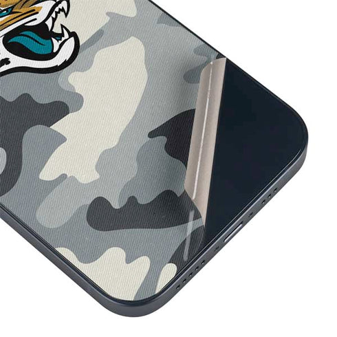 NFL Jacksonville Jaguars Camo iPhone 15 Plus Skin