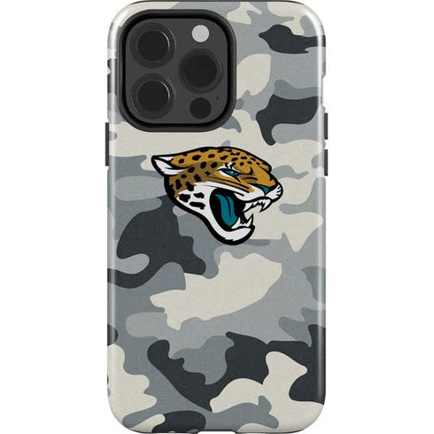 NFL Jacksonville Jaguars Camo iPhone 14 Pro Impact Case