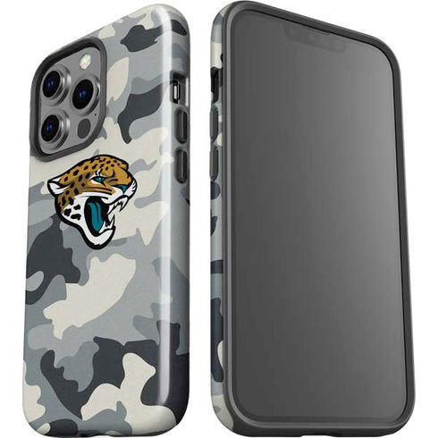 NFL Jacksonville Jaguars Camo iPhone 14 Pro Impact Case