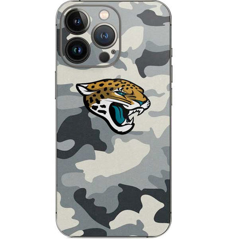 NFL Jacksonville Jaguars Camo iPhone 15 Pro Skin