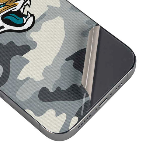 NFL Jacksonville Jaguars Camo iPhone 14 Pro Skin