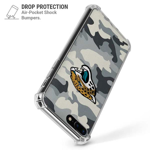 NFL Jacksonville Jaguars Camo iPhone 7/8 Plus Clear Case