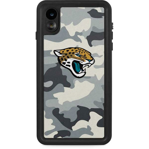 NFL Jacksonville Jaguars Camo iPhone XR Waterproof Case