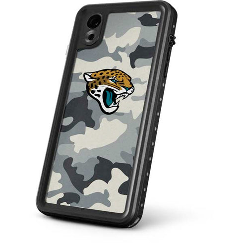 NFL Jacksonville Jaguars Camo iPhone XR Waterproof Case