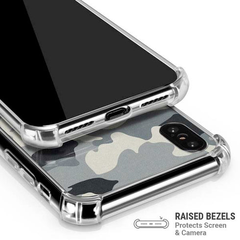 NFL Jacksonville Jaguars Camo iPhone XS Max Clear Case