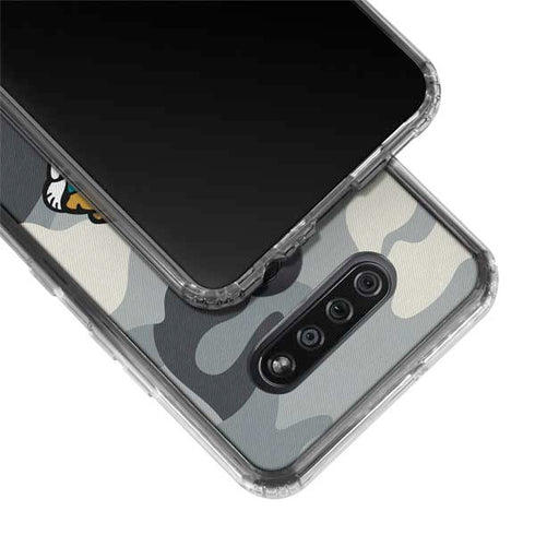 NFL Jacksonville Jaguars Camo LG K51/Q51 Clear Case