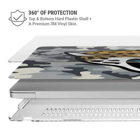 NFL Jacksonville Jaguars Camo MacBook Air 15in (2023-2025) Case plus Skin