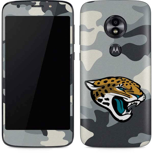 NFL Jacksonville Jaguars Camo Moto E5 Play Skin