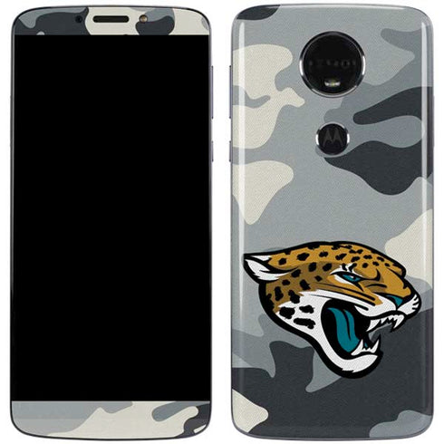 NFL Jacksonville Jaguars Camo Moto E5 Plus Skin