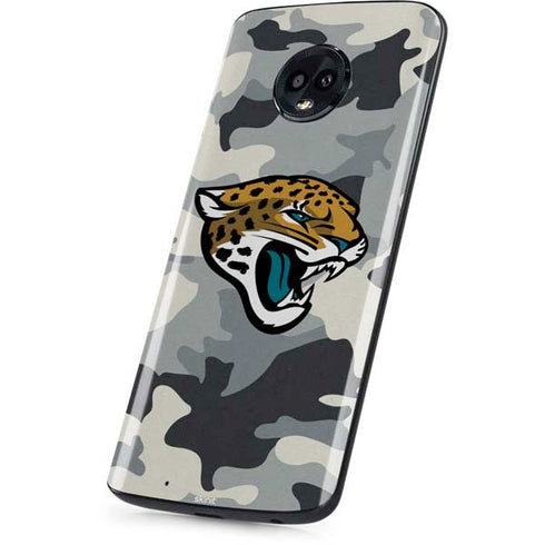 NFL Jacksonville Jaguars Camo Moto G6 Skin