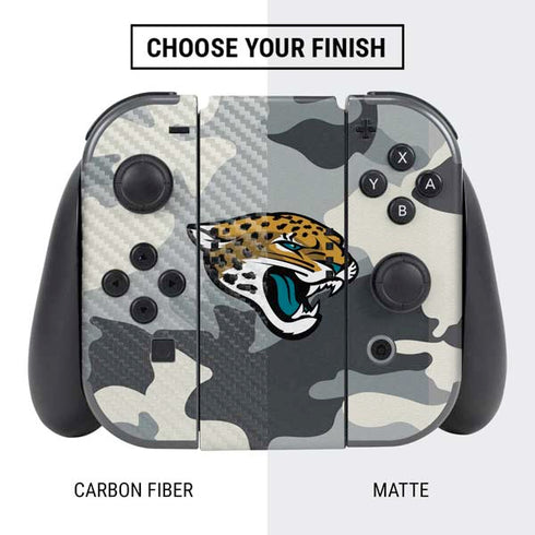 NFL Jacksonville Jaguars Camo Nintendo Switch Bundle Skin