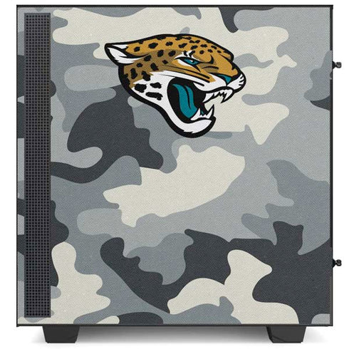 NFL Jacksonville Jaguars Camo NZXT H510 Compact ATX Mid-Tower Case Skin