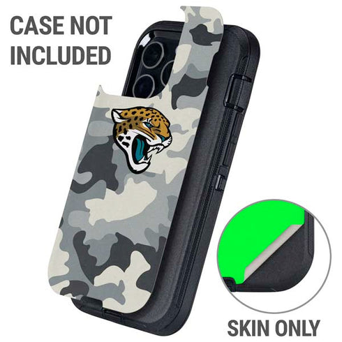 NFL Jacksonville Jaguars Camo Otterbox Defender iPhone Skin