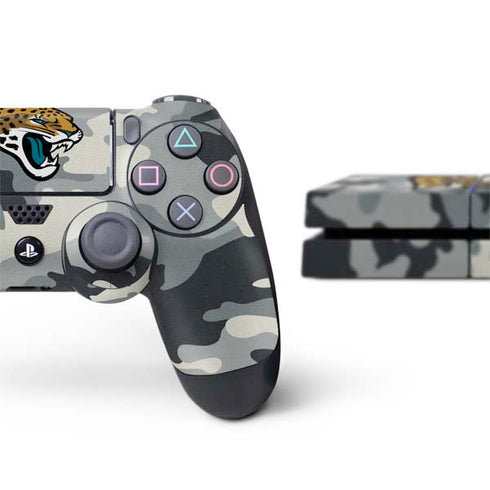 NFL Jacksonville Jaguars Camo PS4 Console and Controller Bundle Skin