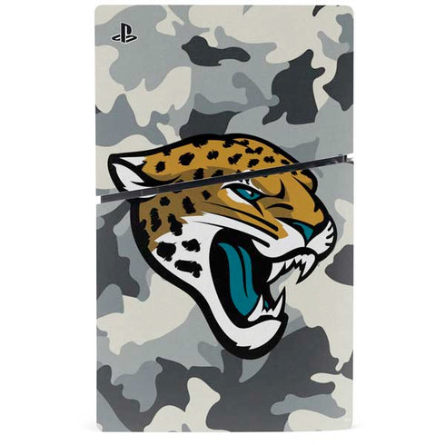 NFL Jacksonville Jaguars Camo PS5 Slim Disk Bundle Skin