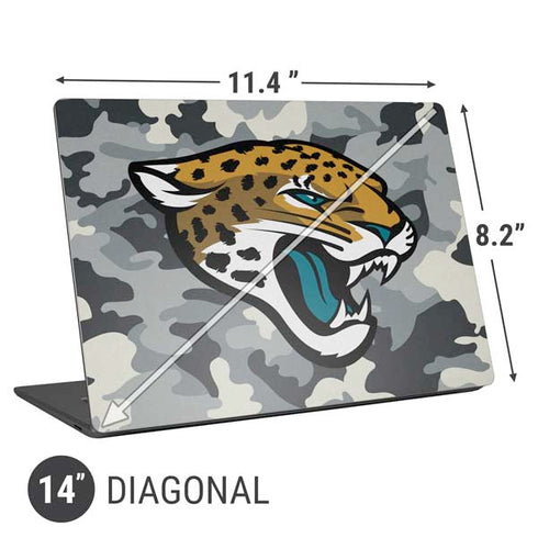 NFL Jacksonville Jaguars Camo Universal Laptop 14in (11.4 x 8.2in) Skin