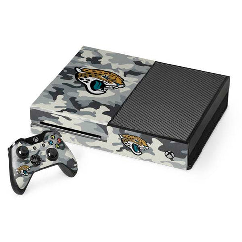 NFL Jacksonville Jaguars Camo Xbox One Console and Controller Bundle Skin