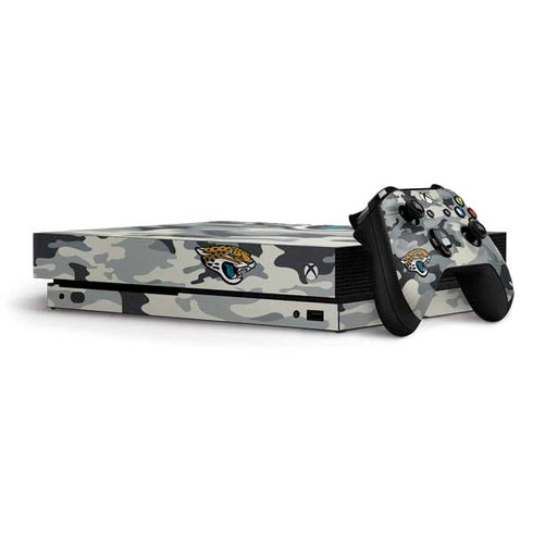 NFL Jacksonville Jaguars Camo Xbox One X Bundle Skin