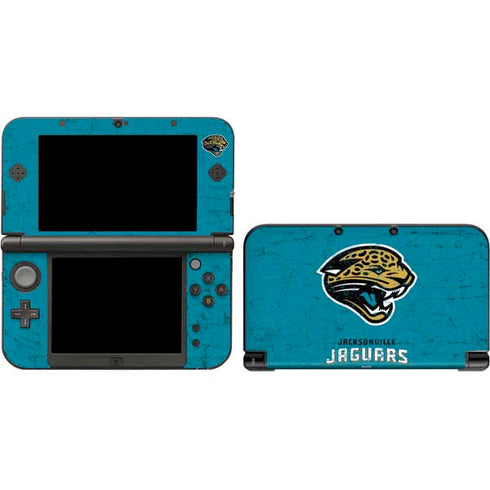 NFL Jacksonville Jaguars Distressed 3DS XL 2015 Skin