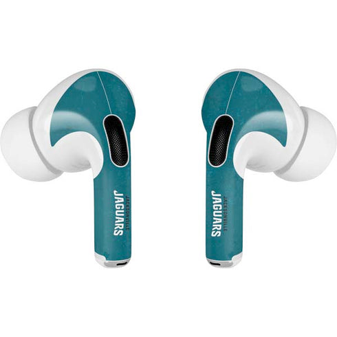 NFL Jacksonville Jaguars Teal Distressed AirPods Pro 2nd Gen Skin
