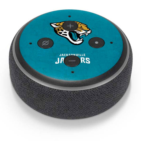 NFL Jacksonville Jaguars Distressed Amazon Echo Dot Skin
