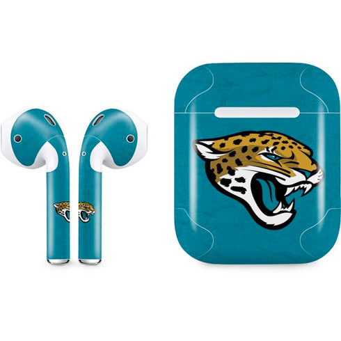NFL Jacksonville Jaguars Distressed Apple AirPods Skin